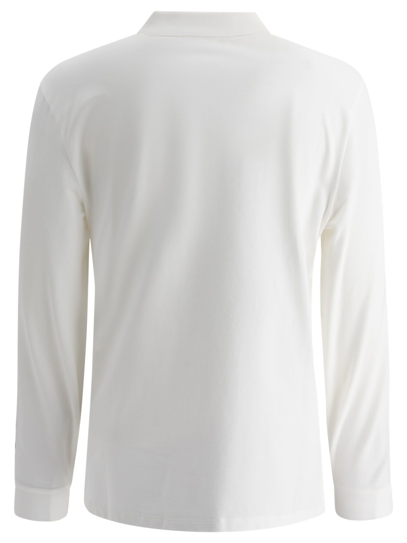 C.P. COMPANY White Stretch piquet polo shirt